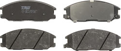 Front Bremsbelag Set Trw Daewoo Hyundai Nissan Ssangyong 58mm Höhe 149mm Breite 17.4mm Dicke Front Bremsbelag Set Trw Daewoo Hyundai Nissan Ssangyong 58mm Höhe 149mm Breite 17.4mm Dicke
