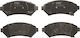 Set Plăcuțe De Frână Auto Partea Din Față 61.5mm Înălțime 148.0mm Lățime 18.0mm Grosime Buick Cadillac Chevrolet Opel Pontiac