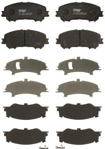 Trw Front Brake Pads Set Nissan Qashqai X-trail Renault Kadjar 59.8mm Height 142.0mm Width 17.8mm Thickness