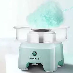 Sokany Μηχανή για Μαλλί της Γριάς 29.8cm Λευκή