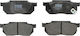 Set Plăcuțe De Frână Partea Din Față Trw Honda Accord Ii Civic Iii Iv V Crx Ii Prelude Ii 1.3-1.8 09.83-11.95 Înălțime 45mm Lățime 116mm Grosime 15mm