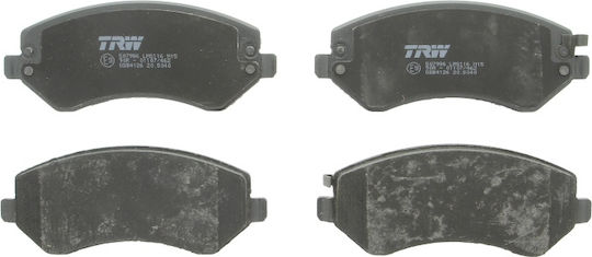 TRW Automotive Front Brake Pad Set for Chrysler Voyager Jeep Cherokee Height 59.7mm Width 146.8mm Thickness 18.5mm Wear Sensor Yes