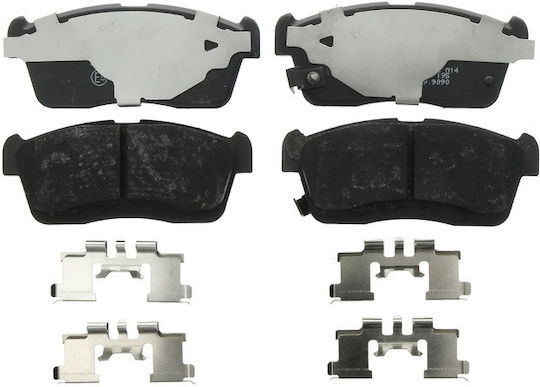 Set Plăcuțe De Frână Partea Din Față Trw Automotive Daihatsu Cuore Vi-vii Move Sirion Trevis Mitsubishi Mirage Subaru Justy Suzuki Ignis 0.7-1.5