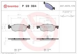 Brembo Vorderer Bremsbelagsatz Opel Corsa E 1.0-1.4lpg 09.14 Höhe 53,0mm Breite 155,0mm Dicke 17,0mm Verschleißsensor Ja Brembo Vorderer Bremsbelagsatz Opel Corsa E 1.0-1.4lpg 09.14 Höhe 53,0mm Breite 155,0mm Dicke 17,0mm Verschleißsensor Ja