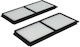 Mann-filter Cabin Air Filter Particles Mazda 2 1.3-1.6d 07.07-06.15 17mm Height 99mm Width 247mm Length