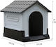 Dog House Plastic Outdoor Gray