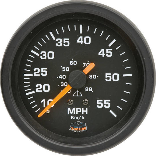 Tachometer 10-55mph 12V Schwarz Trem Srl 11.tr.l3280055