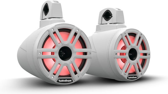 Rockford Fosgate Ηχεία M2 8” Color Optix 2-way Horn Wake Tower Speakers Λευκό