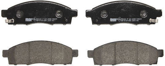 Front Brake Pads Set Nissan Nv200 Evalia 1.5d 1.6 Electric Ferodo Height 50.5mm Width 155.4mm Thickness 17.0mm