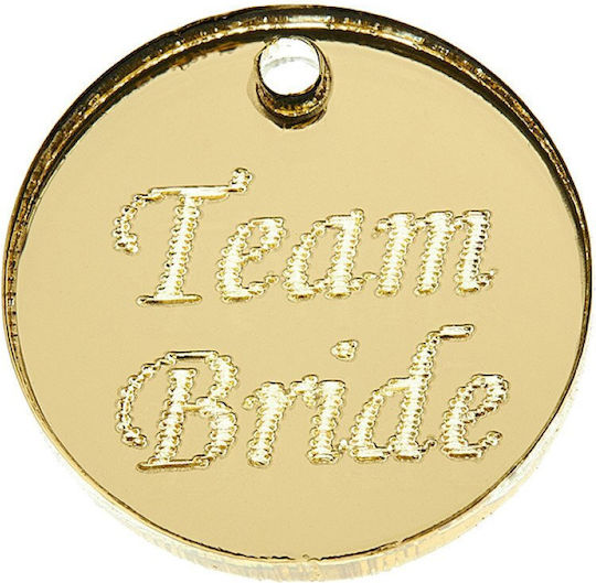 Плексигласов елемент Team Bride злато 25бр 2см K574 Nv-30-00001-574-gold