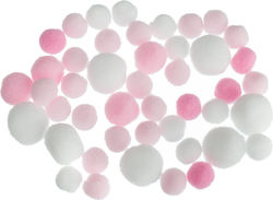 Mix Pom Poms Roz 2.5cm 30buc 30g 40813-104 Nv-7221041