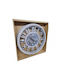 Wall Clock Plastic Beige Ø35cm