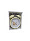 Tradesor Tabletop Clock with Indicators Plastic with Alarm Clock Beige