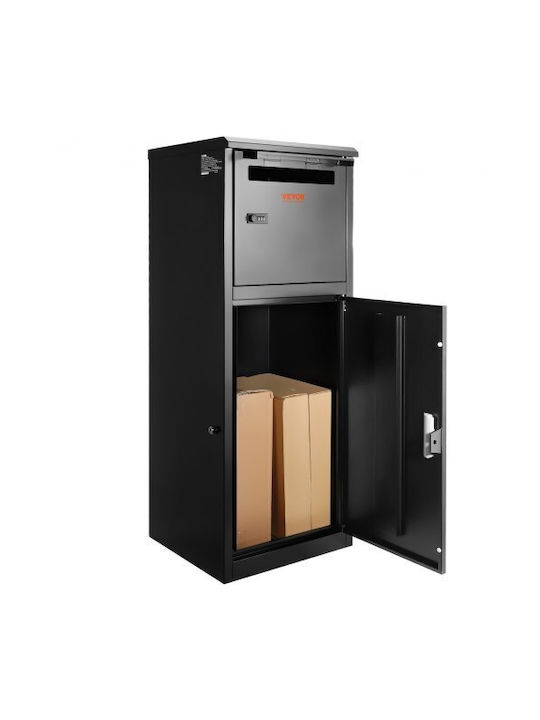 Vevor Cutie Poștală pentru Exterior Inox în Culoarea Negru 41.148x40.132x111.76cm