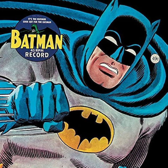 Pyramid International Dc Comics Batman 45rpm Record Ramă pe Pânză 40x40cm