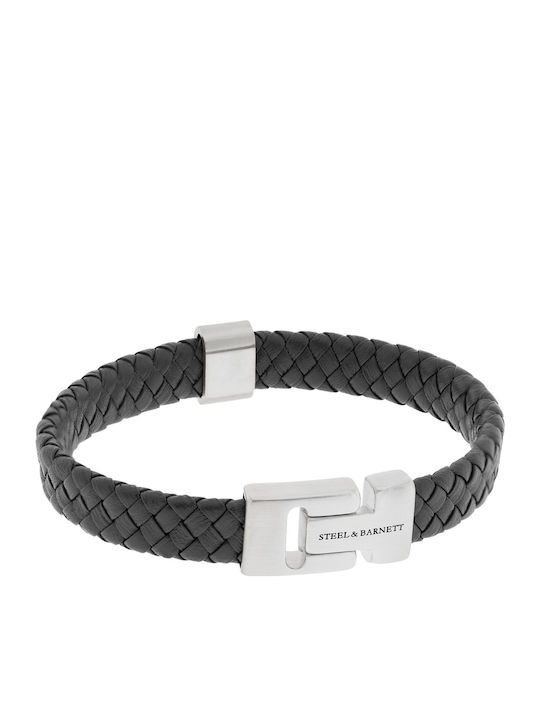 Steel & Barnett Bărbat Brățară din Piele