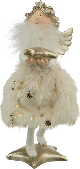 Zen Collection Christmas Figure Cherub White Length 9cm