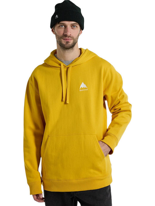 Mountain Φούτερ με Κουκούλα Goldenrod
