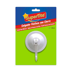 Supertite 7601 Γαντζάκι Βεντούζας Ασφάλεια Λευκό 59mm