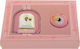 Dekoratives Babybett-Geschenkset Rosa Bild Sich...