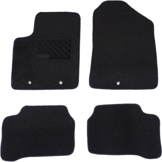 Medium Quality Carpet Mats Black Compatible with Kia Picanto GT Line Model 2017-present 4pcs