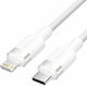 Vention USB-C to Lightning Cable Λευκό 1m LALWF