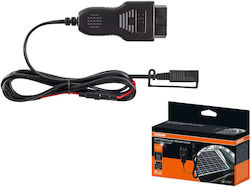 OBDII Connection Cable Solar Car Battery Maintainer Charger Osram Ospobd