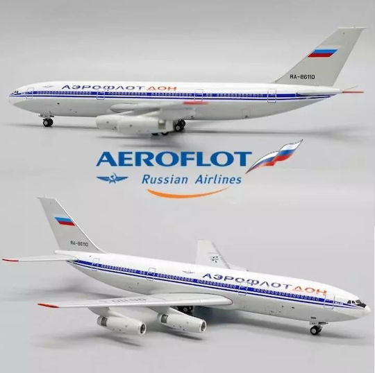 Ready-Made Metal Airplane Model Scale 1/400 JC Wings XX40091 Ilyushin Il86 Aeroflot-Don