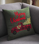 Gofis Home Christmas Decorative Square Pillowca...