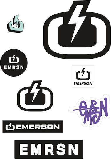 Emerson Sticker Set лепенка за Лаптоп Многоцветен