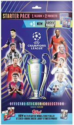 Topps 2024-25 Uefa Champions League Stickers Starter Pack Album + 18 Stickers