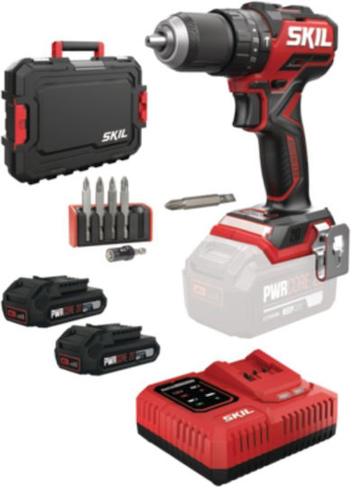 Skil Κρουστικό Δραπανοκατσάβιδο Μπαταρίας Brushless 20V 2x2.5Ah
