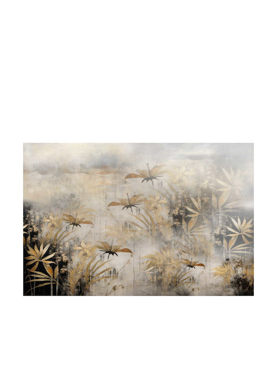 Abstrakte Wandtapete Schlafzimmer Gras Blätter Blumen Wand 240x360
