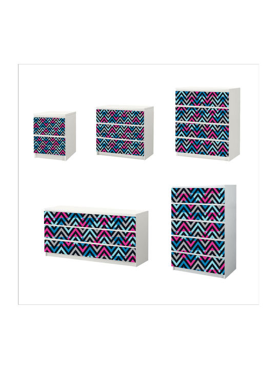 Autocolant Modern pentru Sertar 01 Sertar 3x2