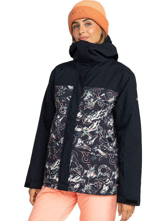 Roxy Galaxy ERJTJ03484-KVJ3 Γυναικείο Μπουφάν για Σκι & Snowboard Γκρι