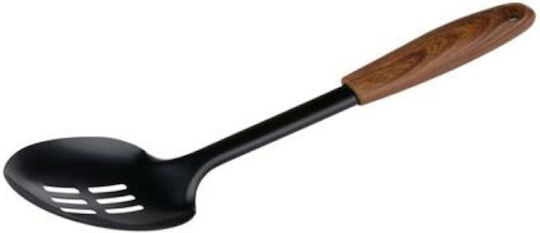 Atmosphera Shallow Slotted Colander Wooden Spoon 30.5cm