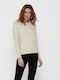 Only Women's Long Sleeve Sweater Beige