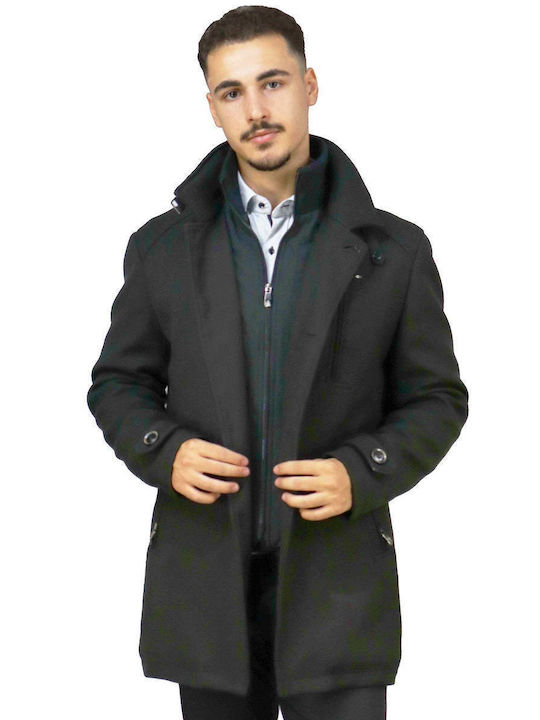 Orion Men's Half Coat Black