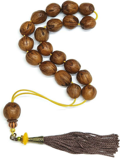 Roloi Komboloi Nutmeg Worry Beads Brown 34cm
