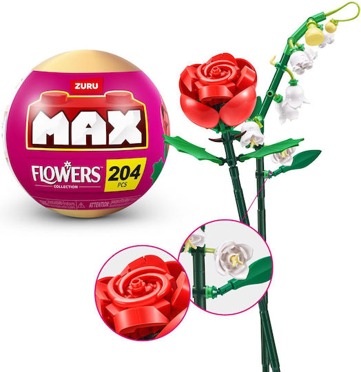 Zuru Cuburi De Construit Max Build Grădină Flori Lung Pentru 3+ Ani 1 Buc (Diverse Modele) 1 Buc