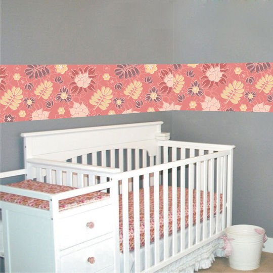 Retro Adhesive Border 3 145cm X 25cm