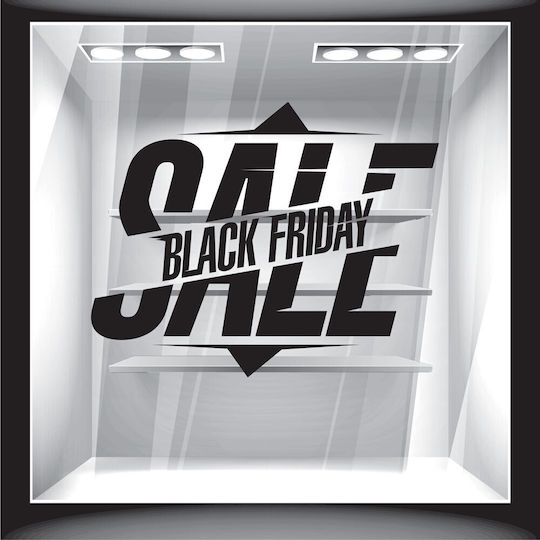 Black Friday Sale Discount Sticker 50cm X 42cm