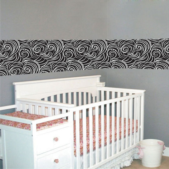 Retro Design Adhesive Border 145cm X 25cm
