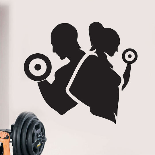 Autocolant de perete pentru fitness 50cm X 50cm