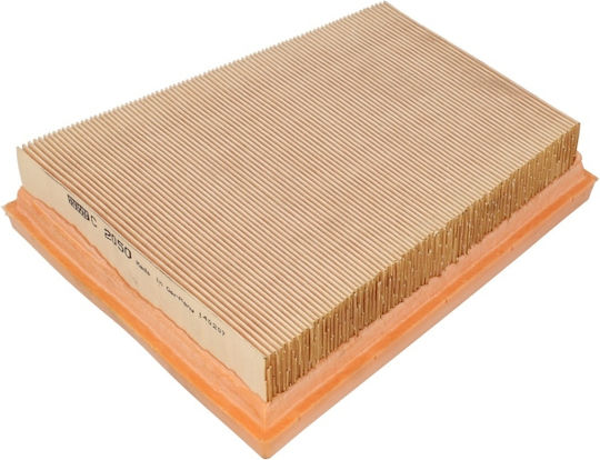 Filtru de Aer Mann-filter Ford Fiesta V Fusion 1.6d 11.04-12.12 Înălțime 38mm Lățime 200mm Lungime 173mm