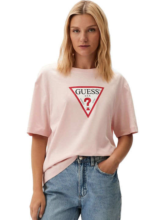 Guess Women's Oversized T-shirt Blush