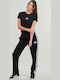 Essentials 3-Stripes Jogginghose Schwarz