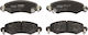 Front Disc Brake Pad Set Trw Automotive Opel Agila Suzuki Ignis Ii Wagon R 44.5mm 130.9mm 16.0mm Wear Sensor Yes