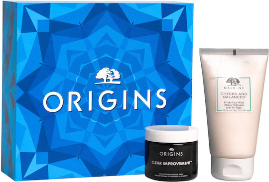 Origins Mix & Match Detox Set Σετ Περιποίησης για Καθαρισμό Προσώπου 2τμχ