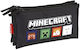 Montichelvo Minecraft Pencil Case with 3 Compartments